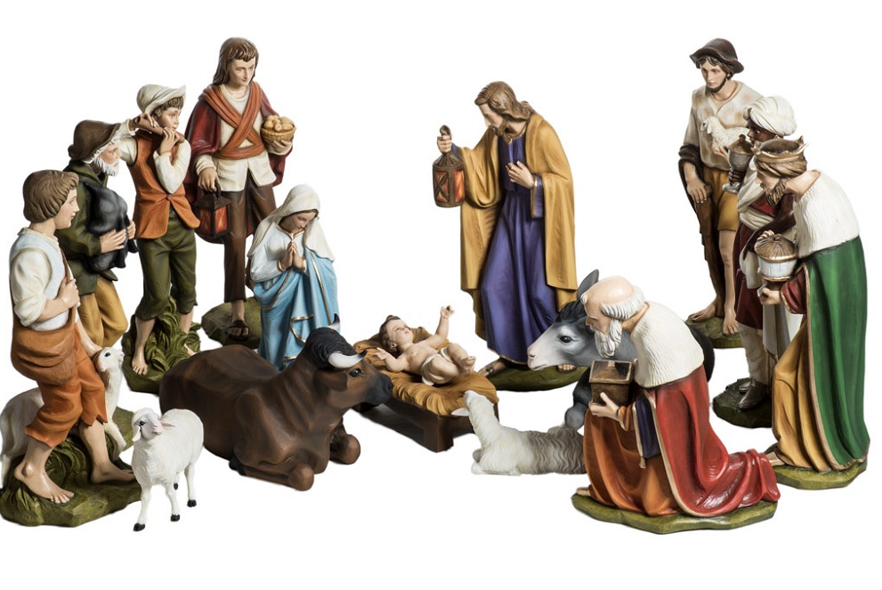 Complete Nativity Sets for those who didn’t have time to make their own