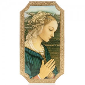 table in wood madonna of lippi