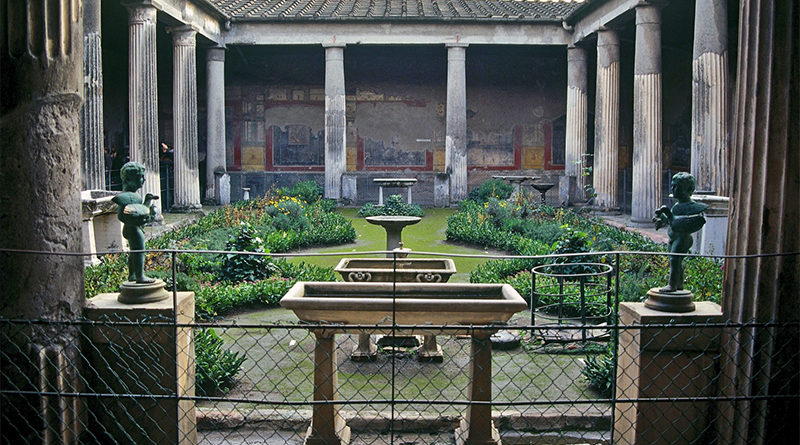 Ancient garden Rome