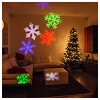 Christmas projector led snow flakes coloured internal and external use