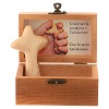 Olive wood hand cross with box