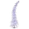 christmas tree fancy white with bendable top and 300 eco leds for indoor and outdoor use