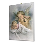 Painting on canvas Guardian Angel