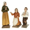 Shepherd children of Fatimain reconstituted marble 35 cm