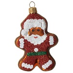 Santa Claus, Christmas tree decoration in blown glass
