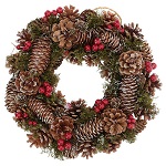 Wreath with red berries 2