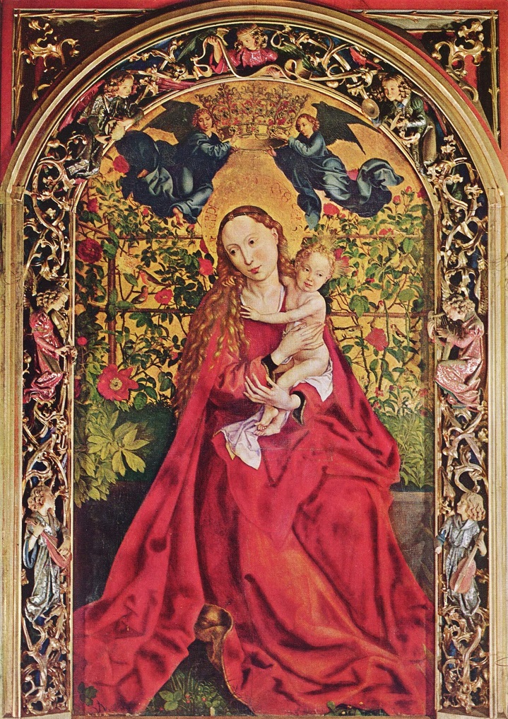 Madonna of the Rose Garden Martin Schongauer