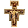 Saint Damien crucifix printed on wood 