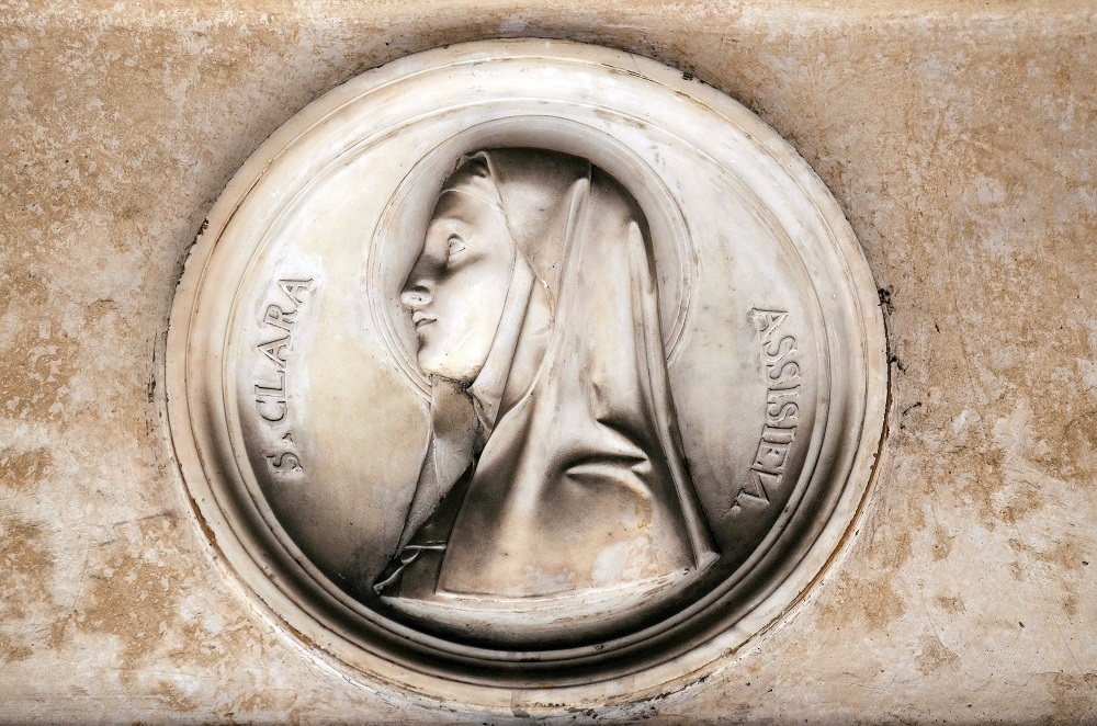 Saint Clare, who embraced poverty in the footsteps of Saint Francis