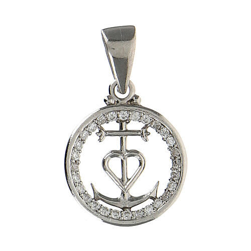 medaglietta-in-argento-925-e-zirconi-simbolo-fede-speranza-e-carita