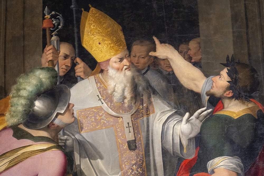 Saint Ambrose, who was the patron saint of Milan