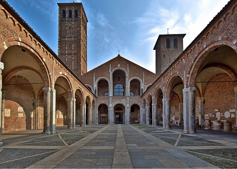 Saint Ambrose's cathedral in Milan