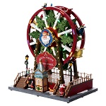 christmas big wheel of santa claus