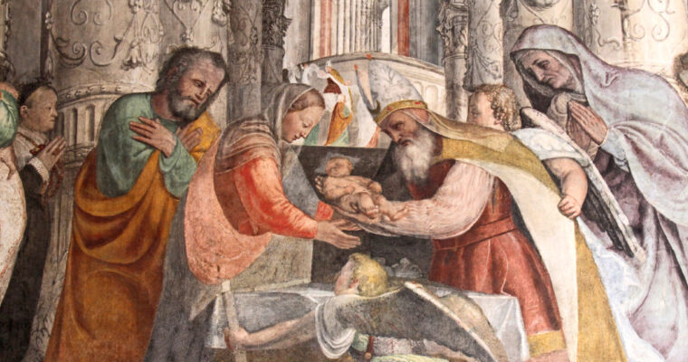 Presentation of Jesus at the temple until the feast of Candlemas