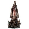 our lady of charity bronzed resin 14 in veronese design