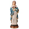 Statue of Pregnant Mary, 20 cm, made of resin.