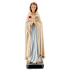 Statue of the Mystical Rose Virgin, painted resin, 30 cm.