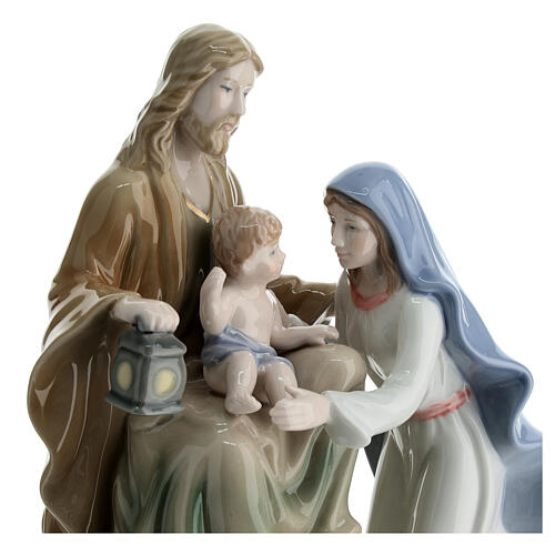 Holy Family set Navel colored porcelain 18 cm (2)