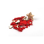Mini Christmas tree SPIRA 42 cm with ornaments set 
