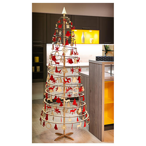 Slim Christmas tree SPIRA 190 cm 