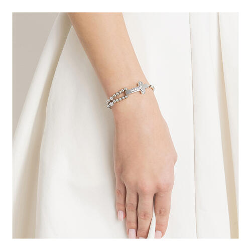 ghirelli magnificat rosalet silver crucifix