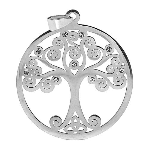 Silver charm for religious favours, Tree of Life